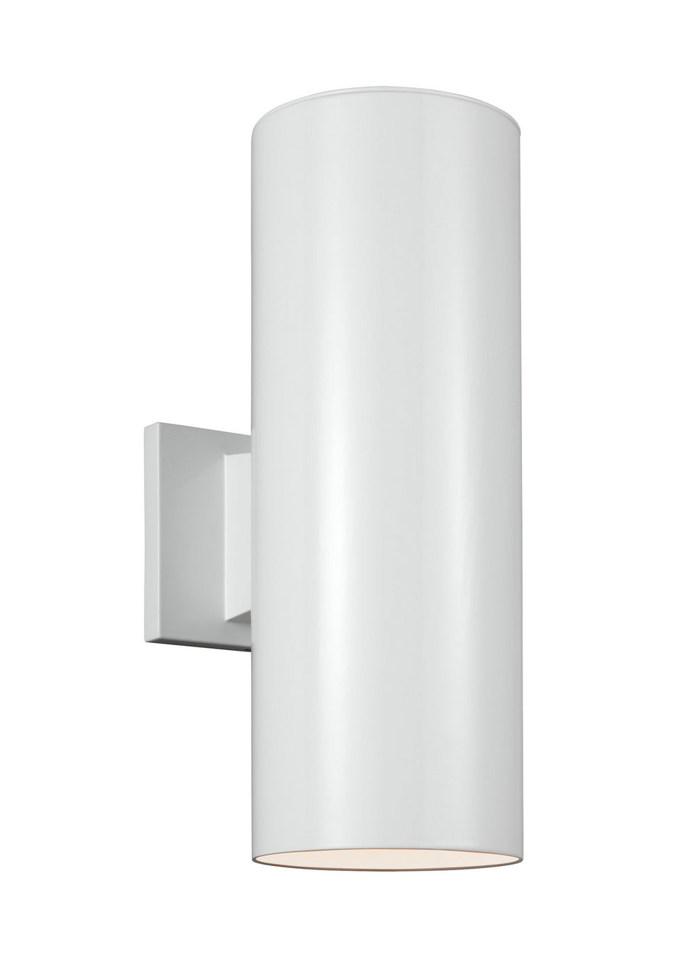Visual Comfort Studio Canada - Two Light Outdoor Wall Lantern - Outdoor Cylinders - White- Union Lighting Luminaires Decor