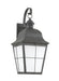 Generation Lighting Canada - One Light Outdoor Wall Lantern - Chatham - Oxidized Bronze- Union Lighting Luminaires Decor