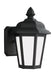 Generation Lighting Canada - One Light Outdoor Wall Lantern - Brentwood - Black- Union Lighting Luminaires Decor