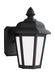 Generation Lighting Canada - One Light Outdoor Wall Lantern - Brentwood - Black- Union Lighting Luminaires Decor