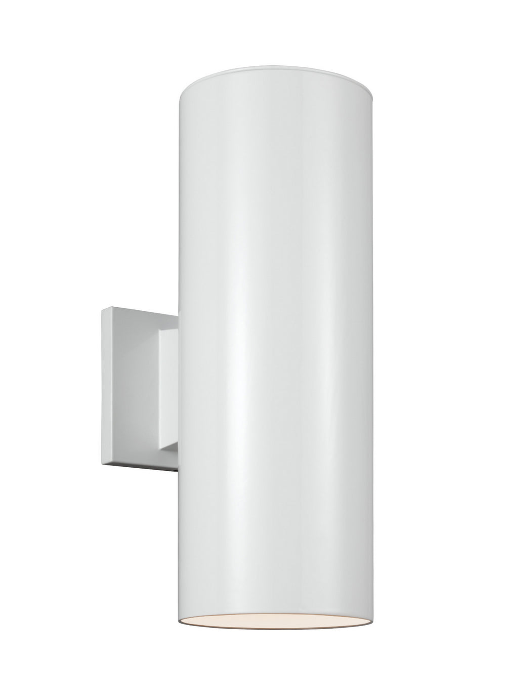 Visual Comfort Studio Canada - Two Light Outdoor Wall Lantern - Outdoor Cylinders - White- Union Lighting Luminaires Decor