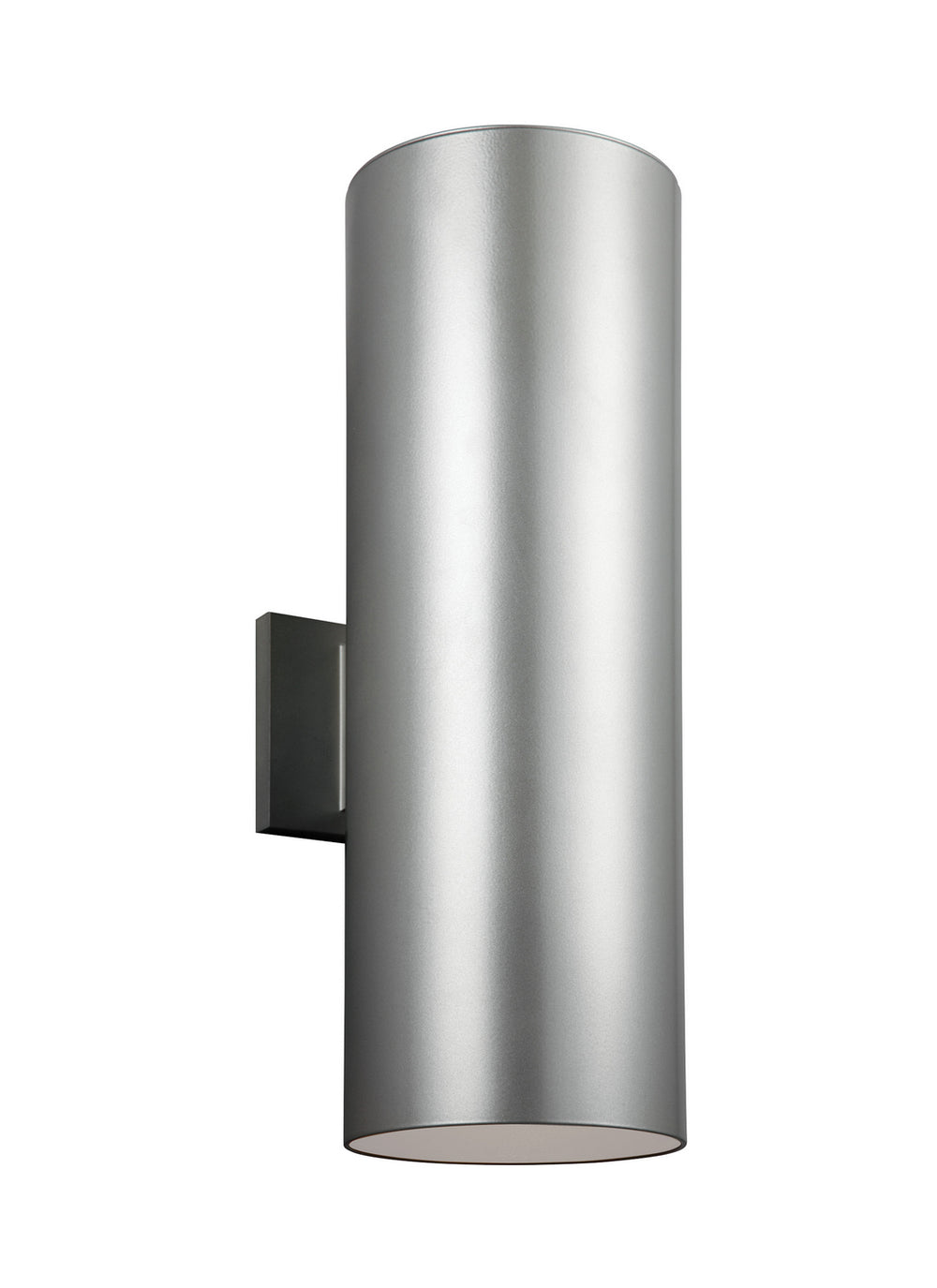Visual Comfort Studio Canada - Two Light Outdoor Wall Lantern - Outdoor Cylinders - Painted Brushed Nickel- Union Lighting Luminaires Decor