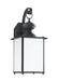 Generation Lighting Canada - One Light Outdoor Wall Lantern - Jamestowne - Black- Union Lighting Luminaires Decor
