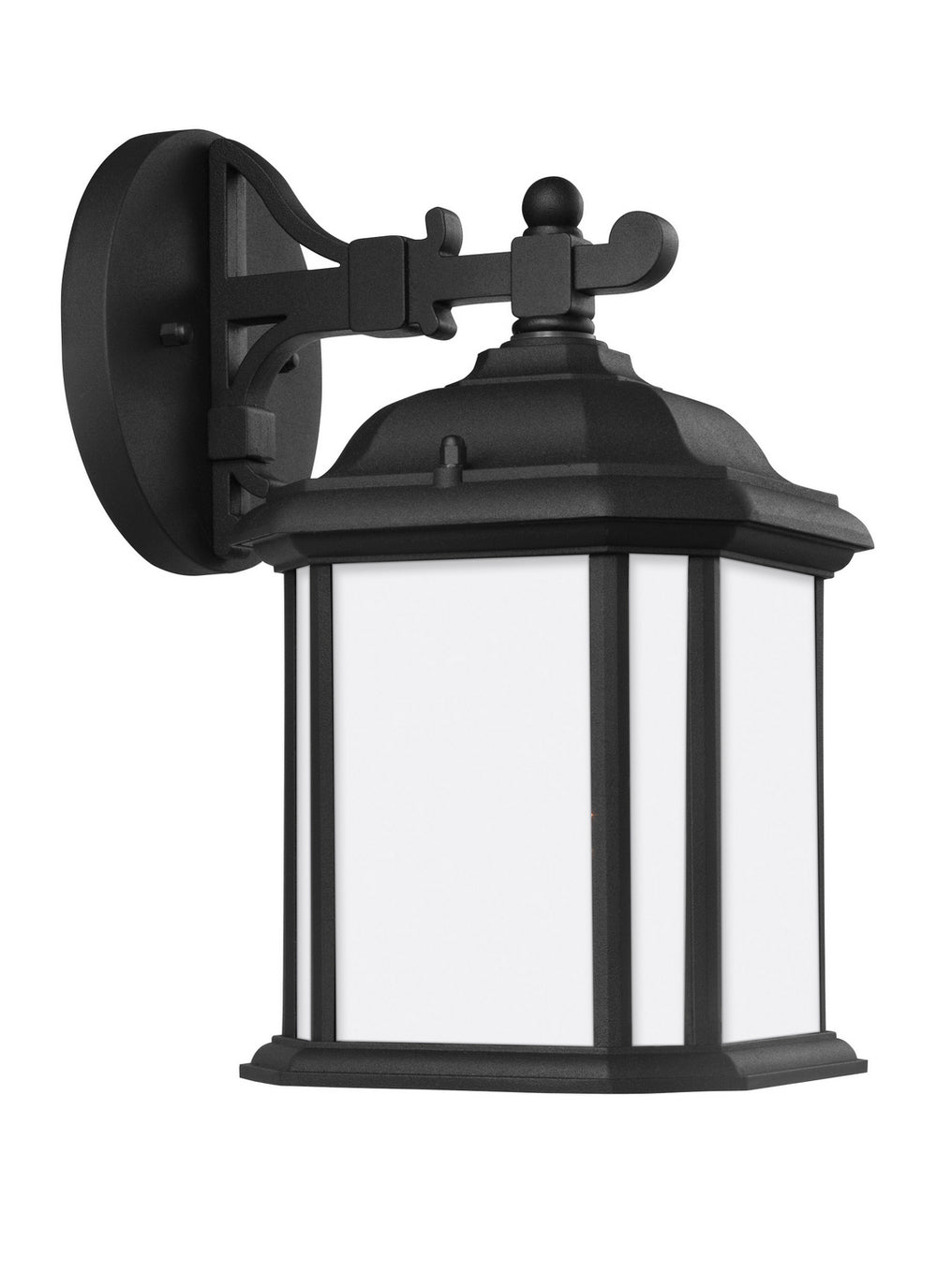 Generation Lighting Canada - One Light Outdoor Wall Lantern - Kent - Black- Union Lighting Luminaires Decor