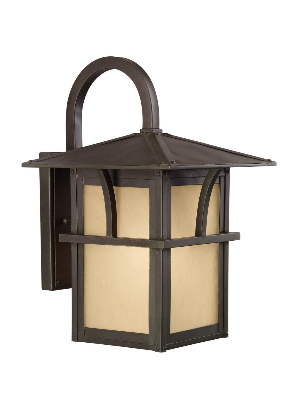 Generation Lighting Canada. - One Light Outdoor Wall Lantern - Medford Lakes - Statuary Bronze- Union Lighting Luminaires Decor