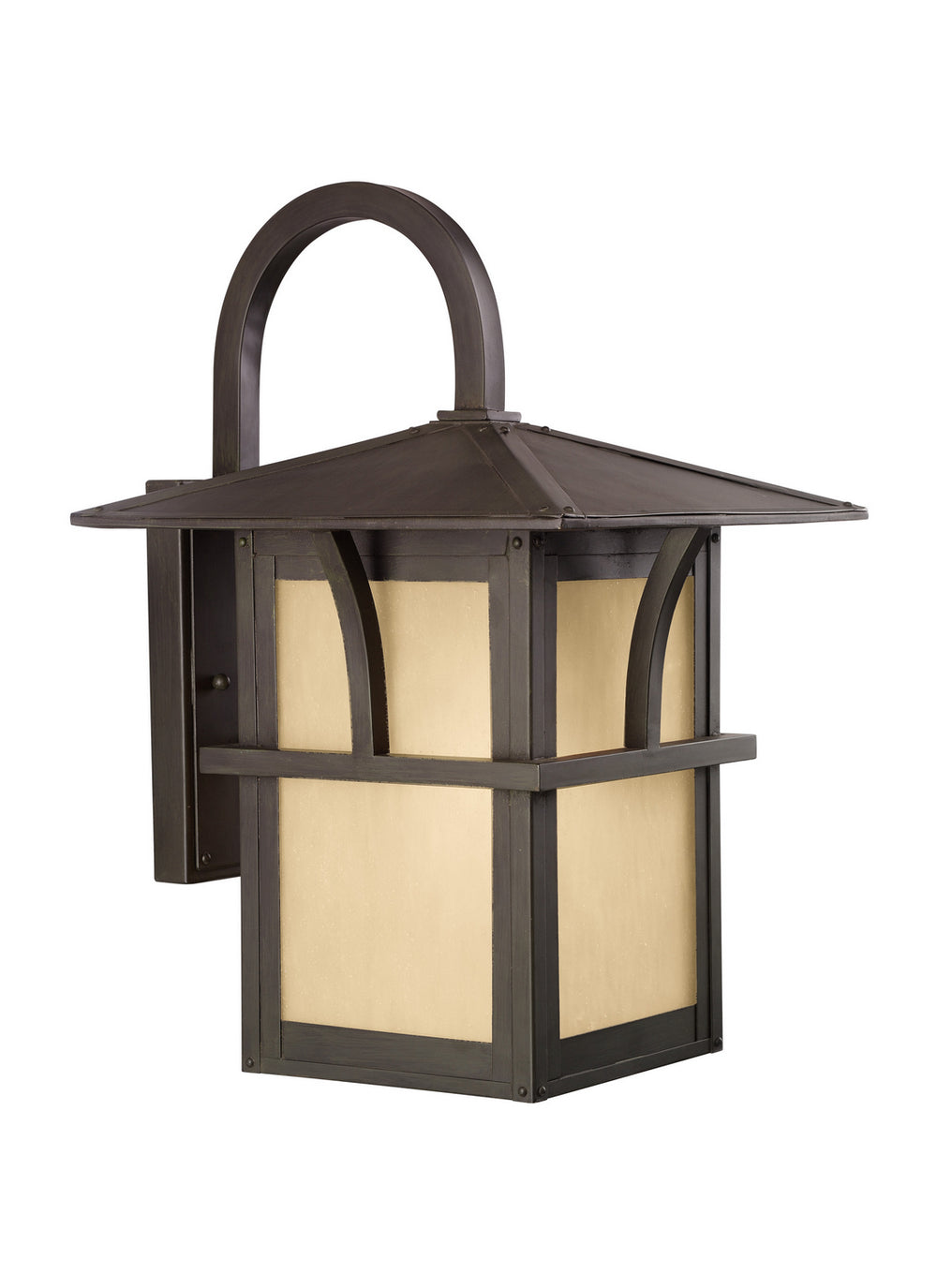 Generation Lighting Canada. - One Light Outdoor Wall Lantern - Medford Lakes - Statuary Bronze- Union Lighting Luminaires Decor