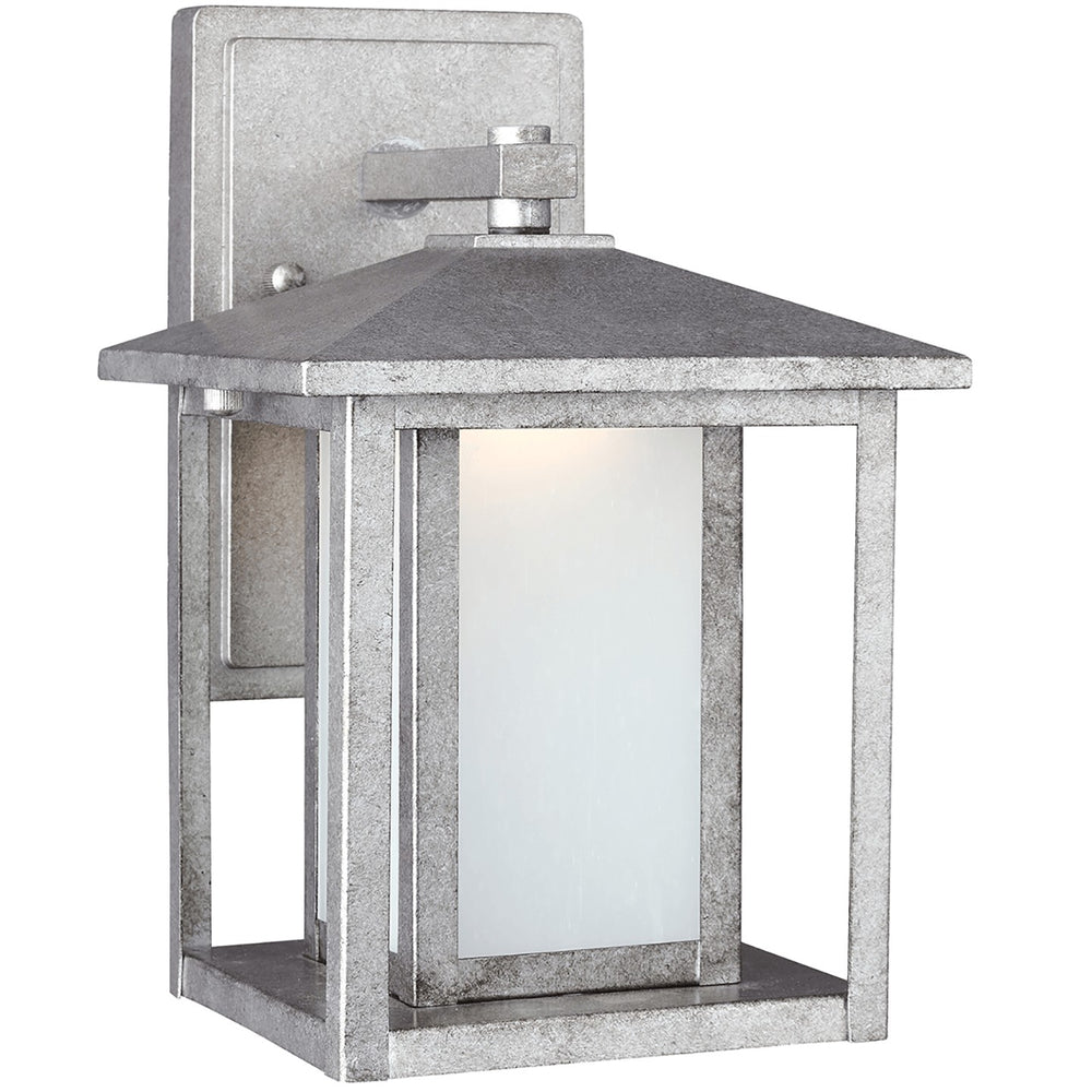 Generation Lighting Canada - One Light Outdoor Wall Lantern - Hunnington - Weathered Pewter- Union Lighting Luminaires Decor