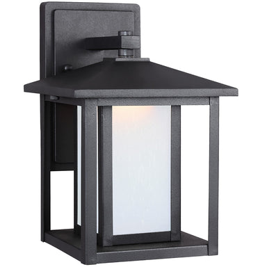 Generation Lighting Canada. - One Light Outdoor Wall Lantern - Hunnington - Black- Union Lighting Luminaires Decor