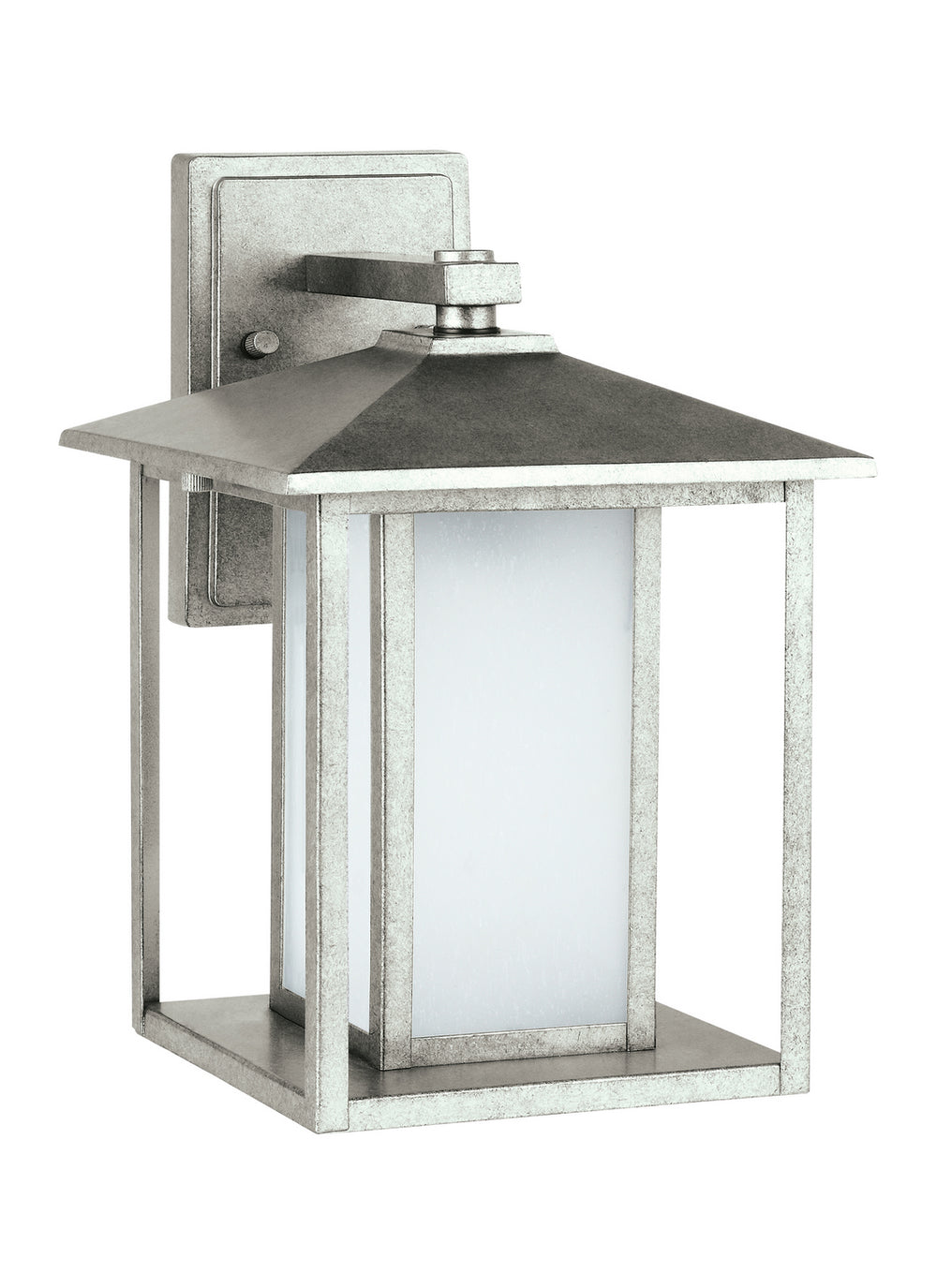 Generation Lighting Canada - One Light Outdoor Wall Lantern - Hunnington - Weathered Pewter- Union Lighting Luminaires Decor
