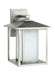 Generation Lighting Canada - One Light Outdoor Wall Lantern - Hunnington - Weathered Pewter- Union Lighting Luminaires Decor