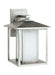 Generation Lighting Canada - One Light Outdoor Wall Lantern - Hunnington - Weathered Pewter- Union Lighting Luminaires Decor