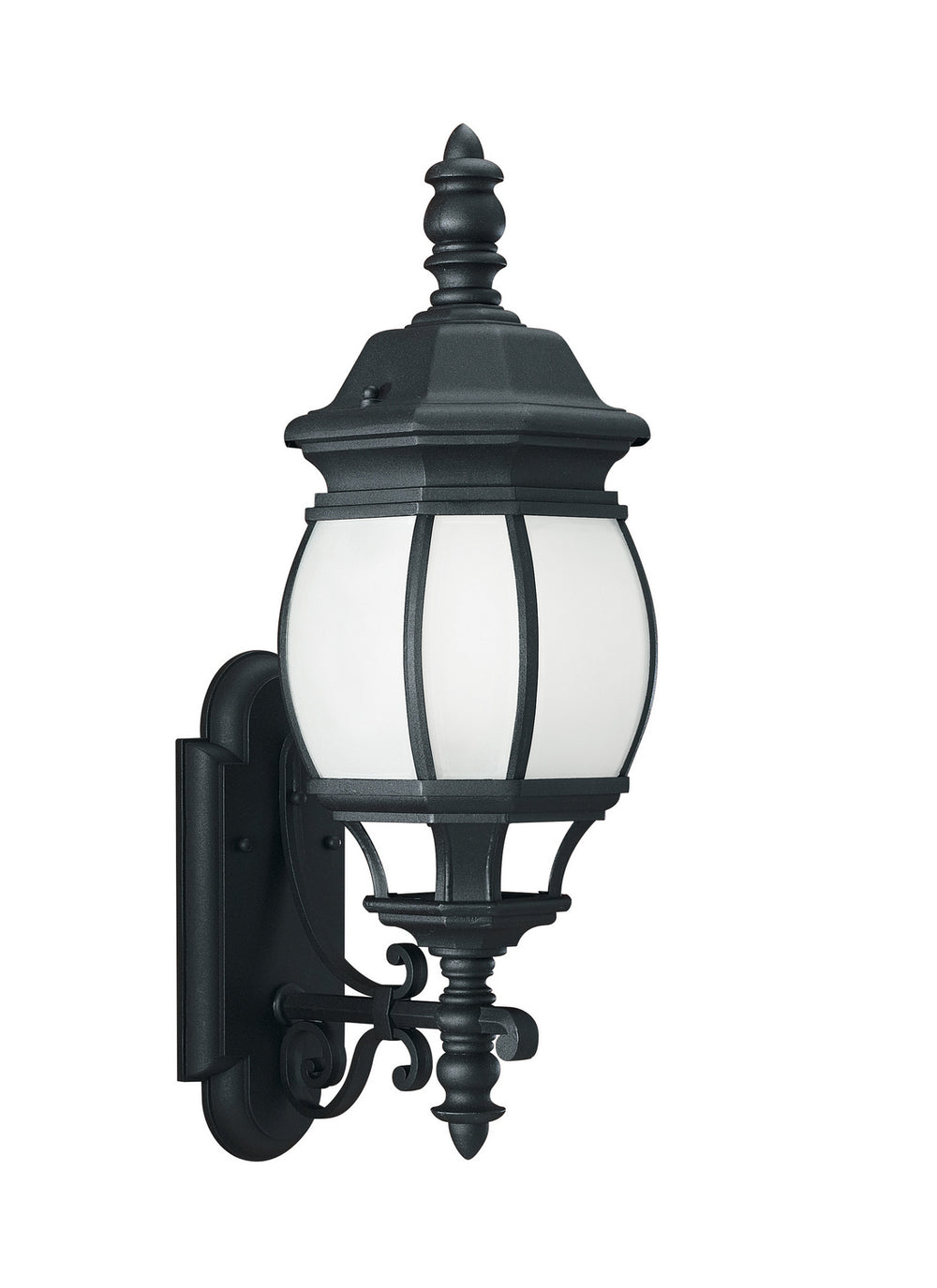 Generation Lighting Canada - One Light Outdoor Wall Lantern - Wynfield - Black- Union Lighting Luminaires Decor