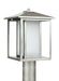 Generation Lighting Canada - One Light Outdoor Post Lantern - Hunnington - Weathered Pewter- Union Lighting Luminaires Decor