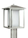 Generation Lighting Canada - One Light Outdoor Post Lantern - Hunnington - Weathered Pewter- Union Lighting Luminaires Decor