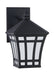 Generation Lighting Canada - One Light Outdoor Wall Lantern - Herrington - Black- Union Lighting Luminaires Decor