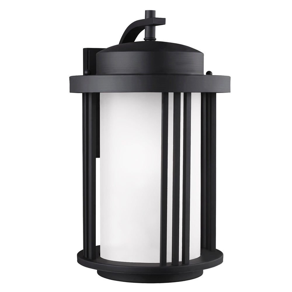 Generation Lighting Canada - One Light Outdoor Wall Lantern - Crowell - Black- Union Lighting Luminaires Decor
