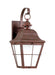 Generation Lighting Canada - One Light Outdoor Wall Lantern - Chatham - Weathered Copper- Union Lighting Luminaires Decor