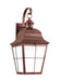 Generation Lighting Canada - One Light Outdoor Wall Lantern - Chatham - Weathered Copper- Union Lighting Luminaires Decor