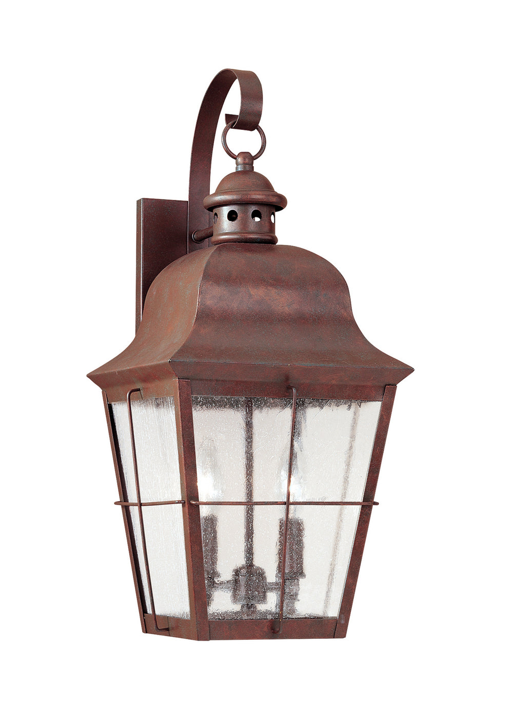 Generation Lighting Canada - Two Light Outdoor Wall Lantern - Chatham - Weathered Copper- Union Lighting Luminaires Decor