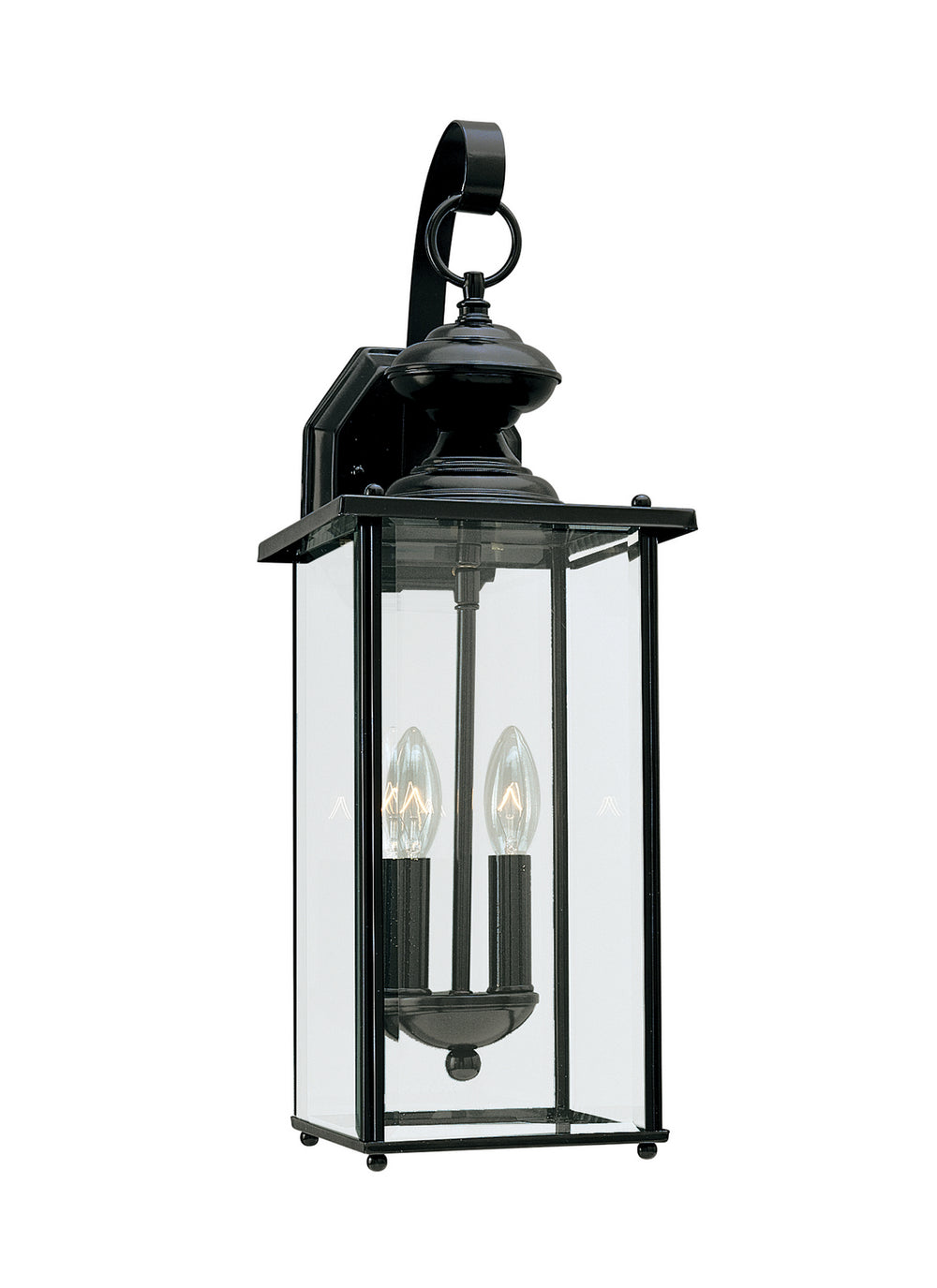 Generation Lighting Canada - Two Light Outdoor Wall Lantern - Jamestowne - Black- Union Lighting Luminaires Decor