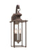 Generation Lighting Canada - Two Light Outdoor Wall Lantern - Jamestowne - Antique Bronze- Union Lighting Luminaires Decor