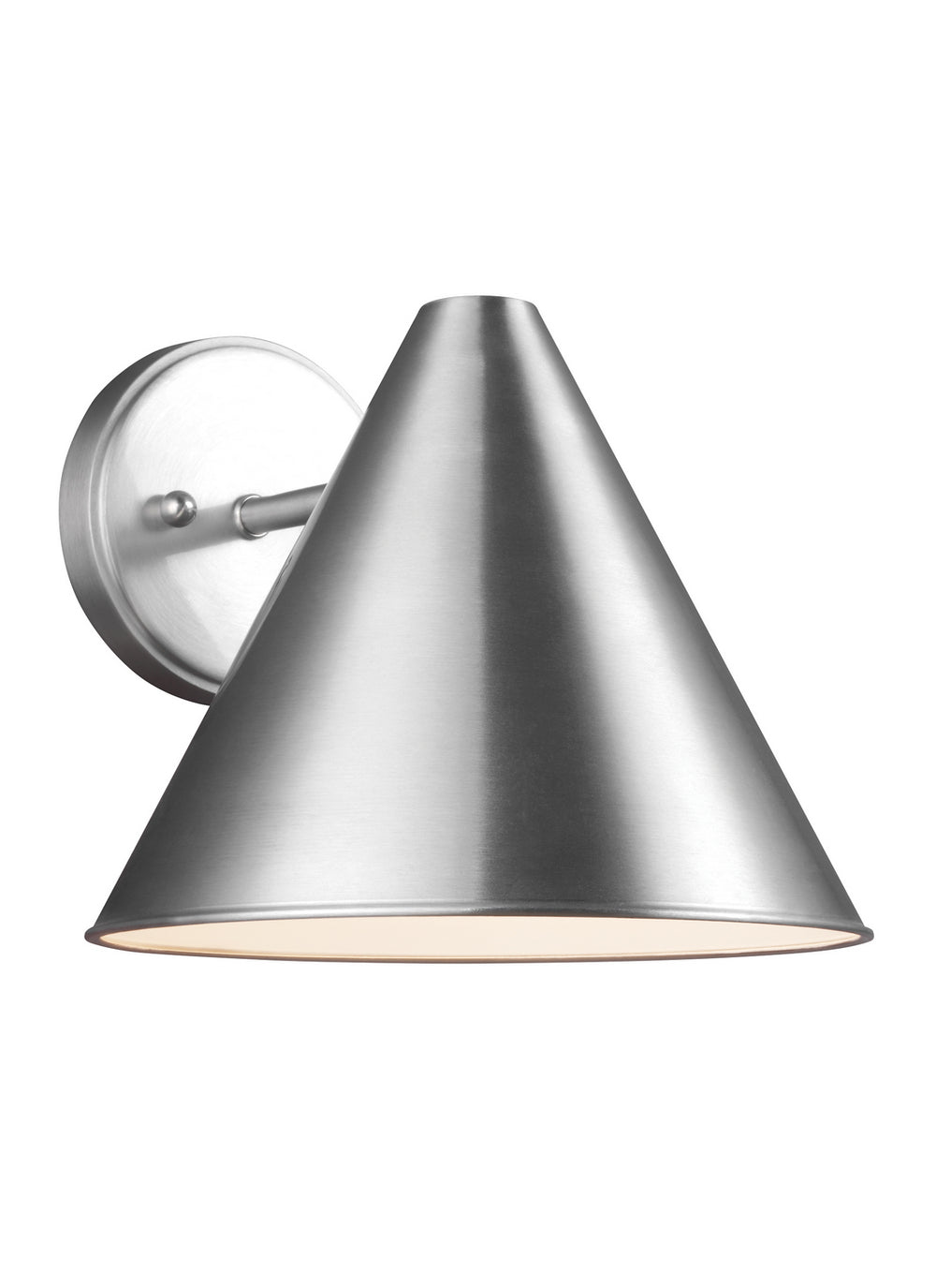 Generation Lighting Canada - One Light Outdoor Wall Lantern - Crittenden - Satin Aluminum- Union Lighting Luminaires Decor