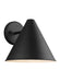 Generation Lighting Canada - One Light Outdoor Wall Lantern - Crittenden - Black- Union Lighting Luminaires Decor