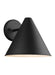 Generation Lighting Canada - One Light Outdoor Wall Lantern - Crittenden - Black- Union Lighting Luminaires Decor
