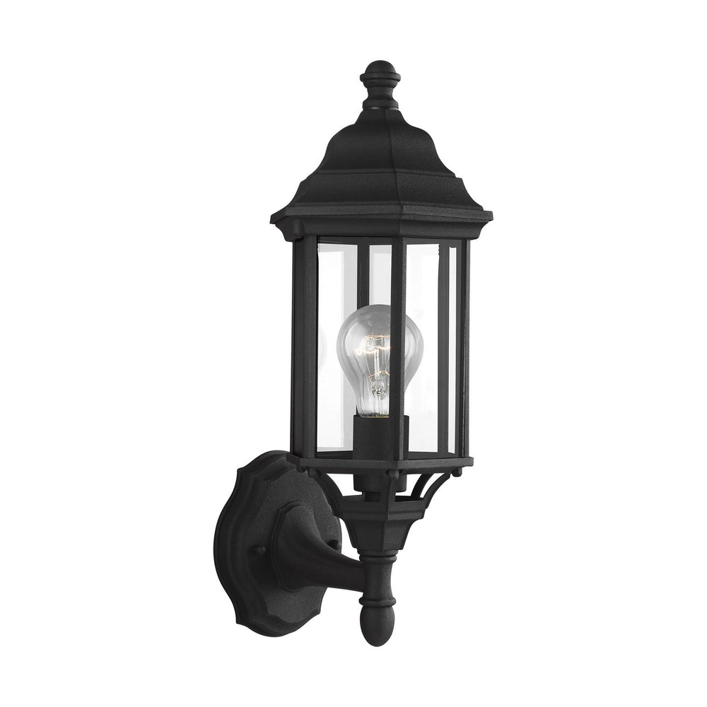 Generation Lighting Canada - One Light Outdoor Wall Lantern - Sevier - Black- Union Lighting Luminaires Decor