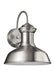 Generation Lighting Canada - One Light Outdoor Wall Lantern - Fredricksburg - Satin Aluminum- Union Lighting Luminaires Decor