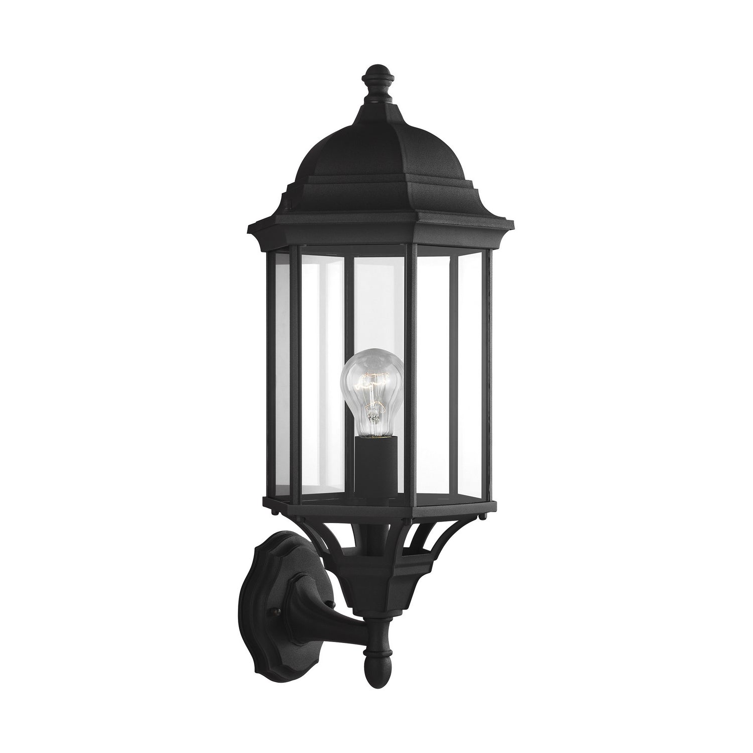 Generation Lighting Canada. - One Light Outdoor Wall Lantern - Sevier - Black- Union Lighting Luminaires Decor