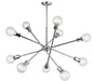 Kichler Canada - Ten Light Chandelier - Armstrong - Chrome- Union Lighting Luminaires Decor