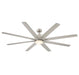 Meridian - 72" Outdoor Ceiling Fan - Bluffton - Brushed Nickel- Union Lighting Luminaires Decor