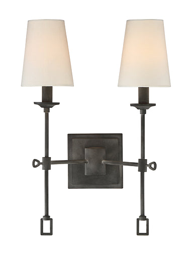 Savoy House - Two Light Wall Sconce - Lorainne - Oxidized Black- Union Lighting Luminaires Decor