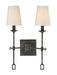 Savoy House - Two Light Wall Sconce - Lorainne - Oxidized Black- Union Lighting Luminaires Decor