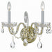 Crystorama - Two Light Wall Sconce - Traditional Crystal - Polished Brass- Union Lighting Luminaires Decor