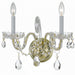 Crystorama - Two Light Wall Sconce - Traditional Crystal - Polished Brass- Union Lighting Luminaires Decor