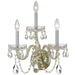 Crystorama - Three Light Wall Sconce - Traditional Crystal - Polished Brass- Union Lighting Luminaires Decor