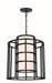 Crystorama - Six Light Chandelier - Hulton - Matte Black- Union Lighting Luminaires Decor