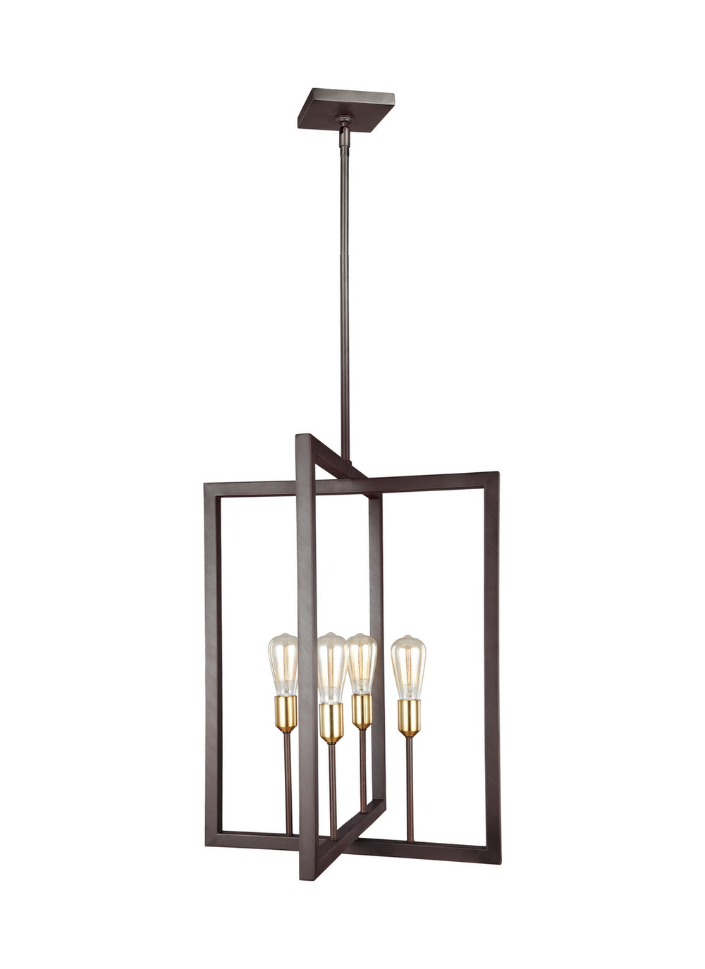 Visual Comfort Studio Canada - Four Light Chandelier - Finnegan - New World Bronze- Union Lighting Luminaires Decor