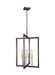Visual Comfort Studio Canada - Four Light Chandelier - Finnegan - New World Bronze- Union Lighting Luminaires Decor