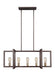 Visual Comfort Studio Canada - Five Light Island Chandelier - Finnegan - New World Bronze- Union Lighting Luminaires Decor