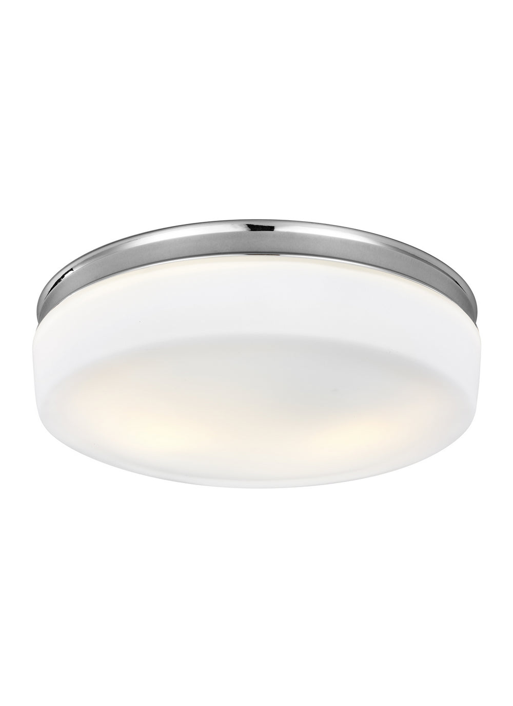 Visual Comfort Studio Canada - Two Light Flush Mount - Issen - Chrome- Union Lighting Luminaires Decor