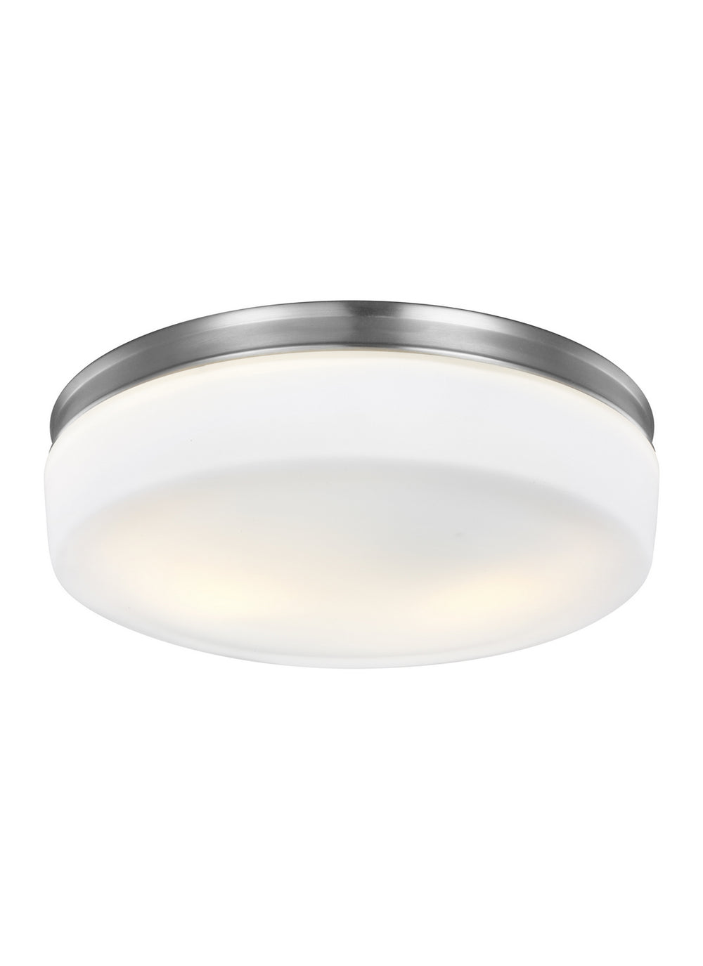 Visual Comfort Studio Canada - Two Light Flush Mount - Issen - Satin Nickel- Union Lighting Luminaires Decor