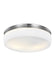 Visual Comfort Studio Canada - Two Light Flush Mount - Issen - Satin Nickel- Union Lighting Luminaires Decor