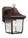 Visual Comfort Studio Canada - One Light Outdoor Wall Lantern - Oakmont - Patina Bronze- Union Lighting Luminaires Decor