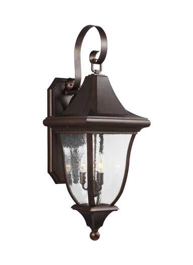 Visual Comfort Studio Canada - Three Light Outdoor Wall Lantern - Oakmont - Patina Bronze- Union Lighting Luminaires Decor
