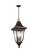 Visual Comfort Studio Canada - Three Light Outdoor Pendant - Oakmont - Patina Bronze- Union Lighting Luminaires Decor