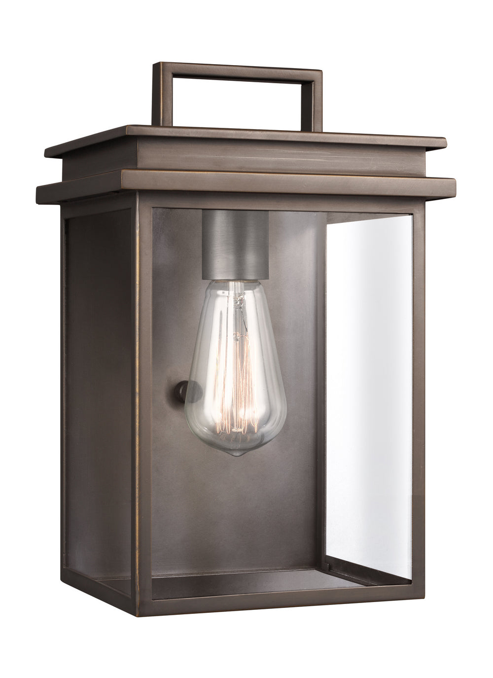 Visual Comfort Studio Canada - One Light Outdoor Wall Lantern - Glenview - Antique Bronze- Union Lighting Luminaires Decor