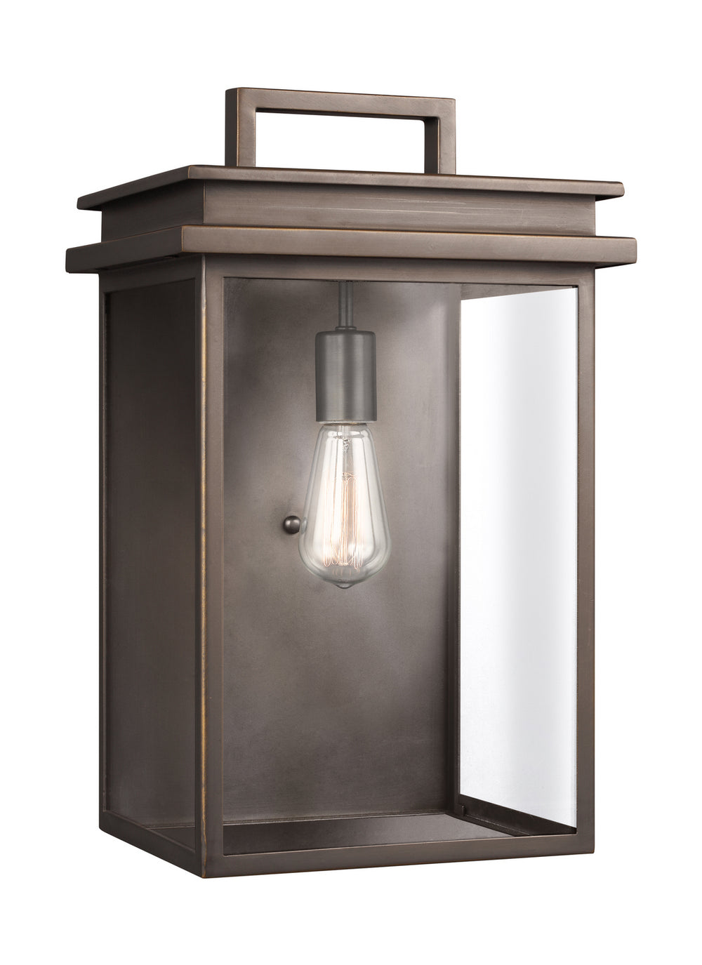 Visual Comfort Studio Canada - One Light Outdoor Wall Lantern - Glenview - Antique Bronze- Union Lighting Luminaires Decor